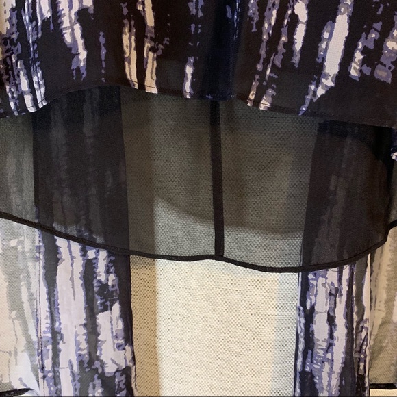 robbie & nikki silk sleeveless layered blouse - Picture 4 of 8